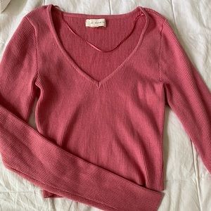 Pink sweater